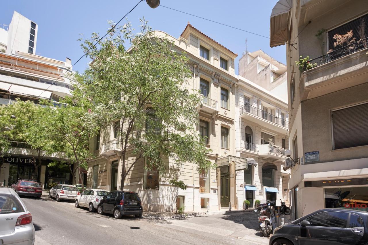 Charitos Iχ, Chic N Modern 2Bd Apt Atenas Exterior foto